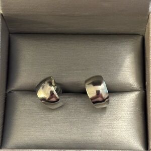 NWOT: Silver Hoop Earrings